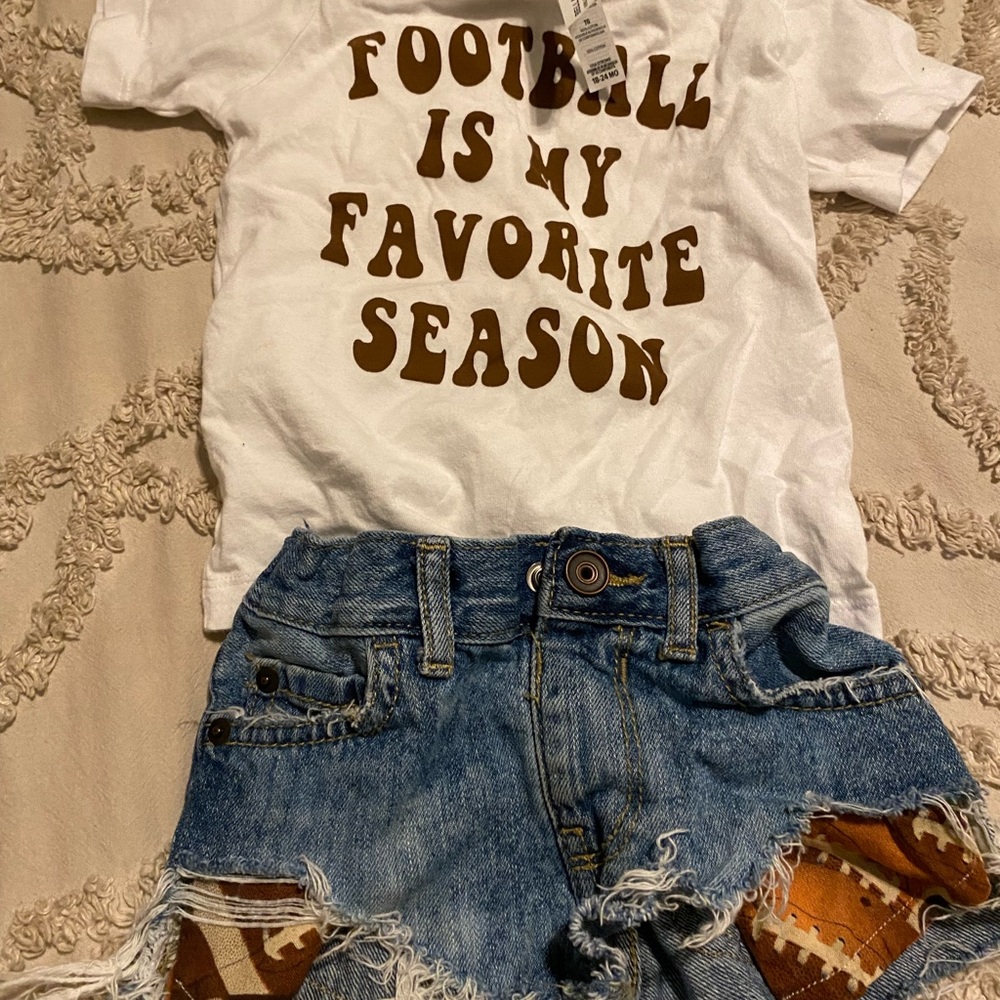 Shorts and shirt football set